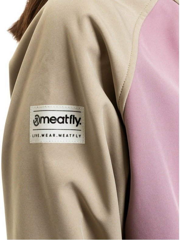 Meatfly Meatfly ženska softshell jakna Zaja Safari / Rose