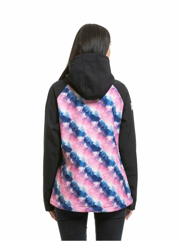 Meatfly Meatfly ženska softshell jakna Zaja Black / Bubbles