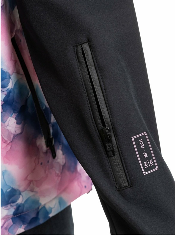 Meatfly Meatfly ženska softshell jakna Zaja Black / Bubbles