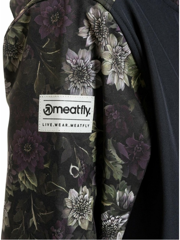 Meatfly Meatfly ženski softshell kaput Thea Straws / Black