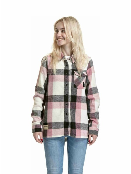 Meatfly Meatfly ženska košulja Dora Premium Pink / Brown