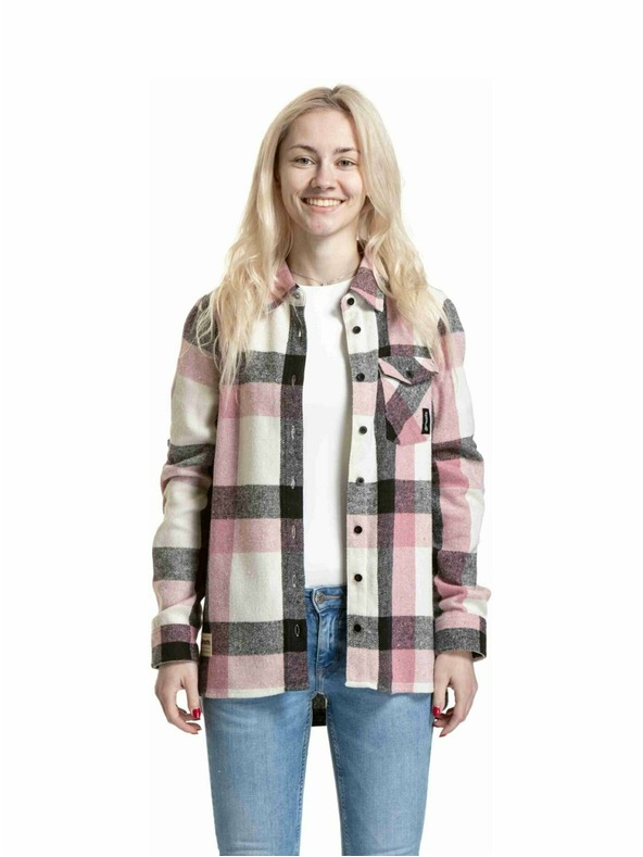 Meatfly Meatfly ženska košulja Dora Premium Pink / Brown