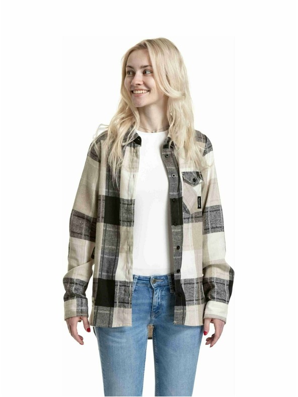 Meatfly Meatfly ženska košulja Courtney Beige