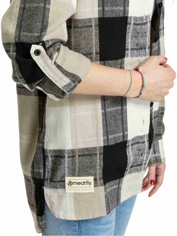 Meatfly Meatfly ženska košulja Courtney Beige