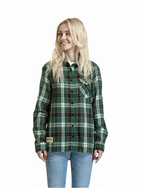 Meatfly Meatfly ženska košulja Courtney Dark Green