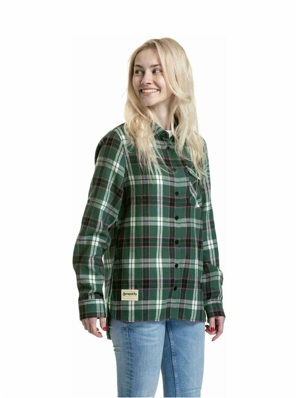 Meatfly Meatfly ženska košulja Courtney Dark Green