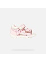 Geox Ružičaste dječje sandale za prve korake Geox Sandal Zapito