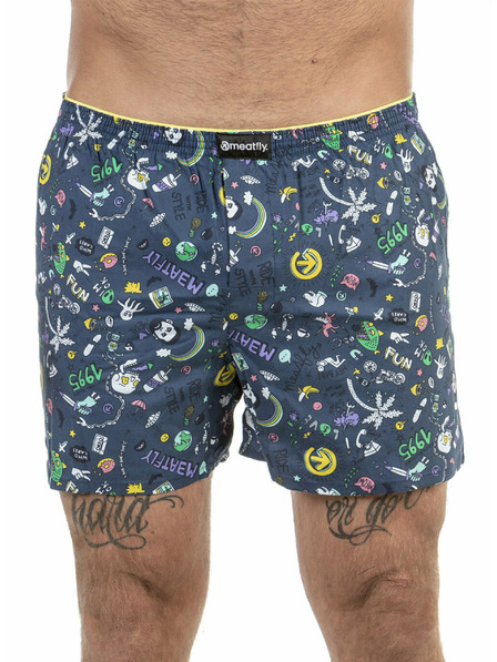 Meatfly Agostino Široke bokserice 2 kom