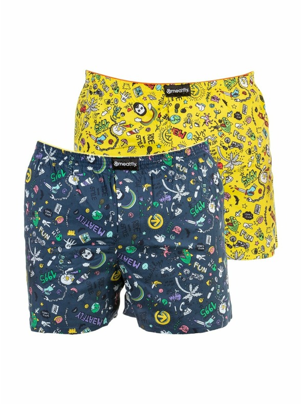 Meatfly Agostino Široke bokserice 2 kom
