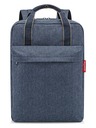 Reisenthel Tamnoplavi muški ruksak Reisenthel Allday Backpack M Herringbone Dark Blue