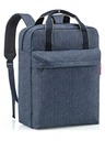 Reisenthel Tamnoplavi muški ruksak Reisenthel Allday Backpack M Herringbone Dark Blue