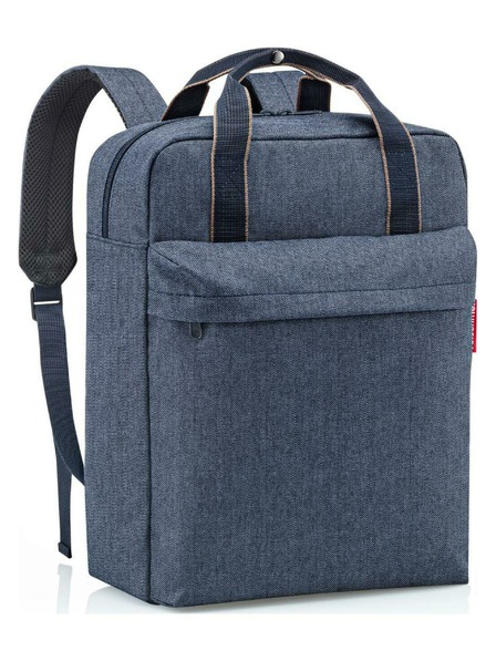 Reisenthel Tamnoplavi muški ruksak Reisenthel Allday Backpack M Herringbone Dark Blue