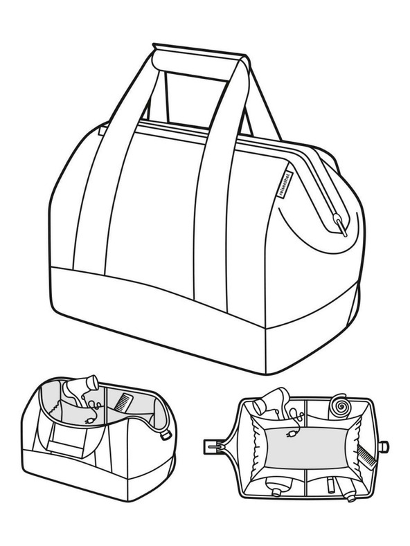 Reisenthel Bež ženska putna torba Reisenthel Allrounder M Twist Coffee