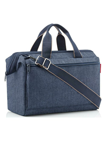 Reisenthel Tamnoplava putna torba Reisenthel Allrounder S Pocket Herringbone Dark Blue
