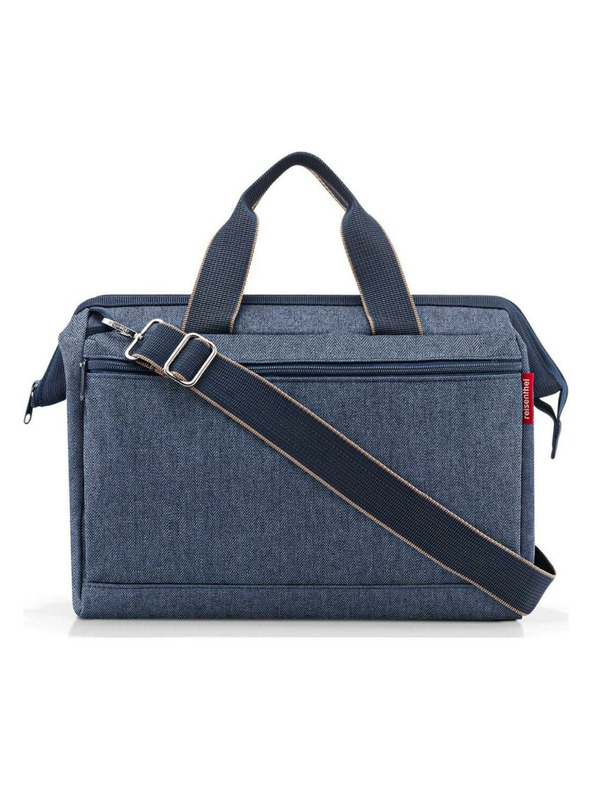 Reisenthel Tamnoplava putna torba Reisenthel Allrounder S Pocket Herringbone Dark Blue