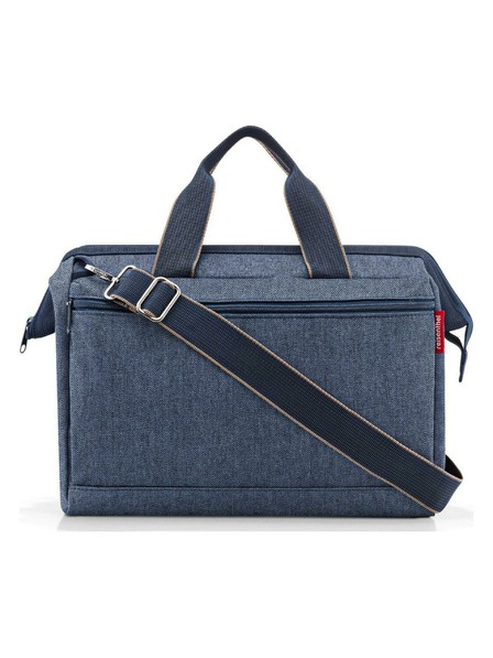 Reisenthel Tamnoplava putna torba Reisenthel Allrounder S Pocket Herringbone Dark Blue