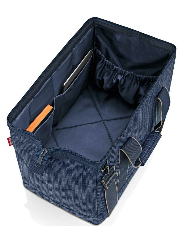 Reisenthel Tamno plava putna torba Reisenthel Allrounder L Herringbone Dark Blue