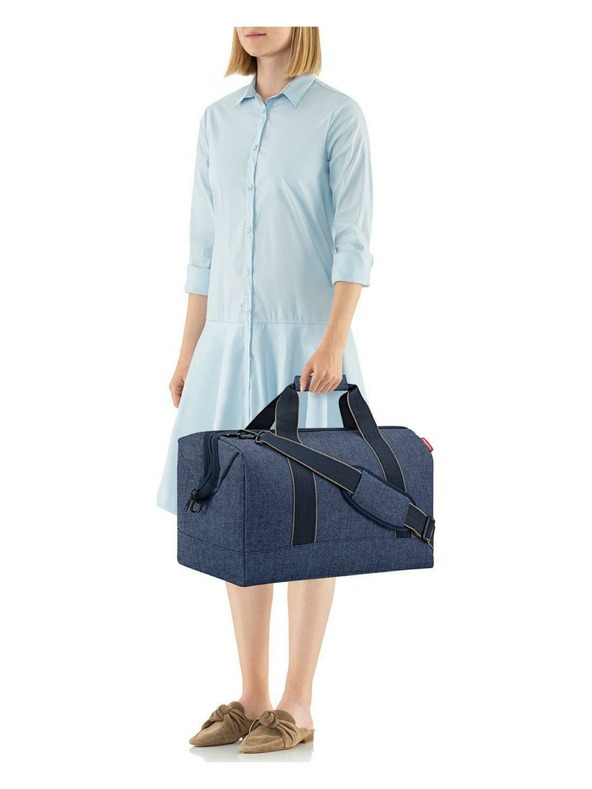 Reisenthel Tamno plava putna torba Reisenthel Allrounder L Herringbone Dark Blue