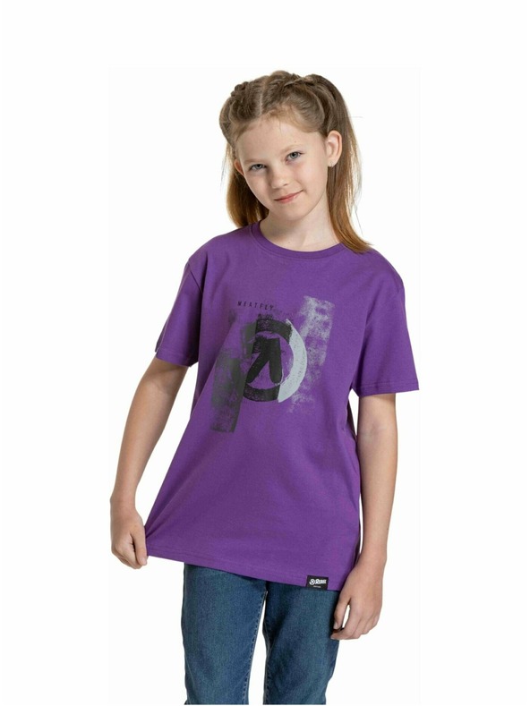 Meatfly Meatfly dječja majica Artee Violet | Ljubičasta | Veličina 134 | 100% pamuk