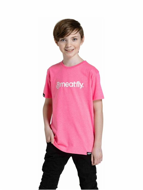 Meatfly Meatfly dječja majica Bart Neon Pink | Ružičasta | Veličina 146 | 100% pamuk