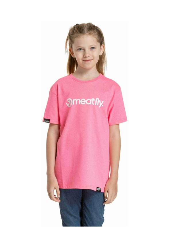 Meatfly Meatfly dječja majica Bart Neon Pink | Ružičasta | Veličina 146 | 100% pamuk