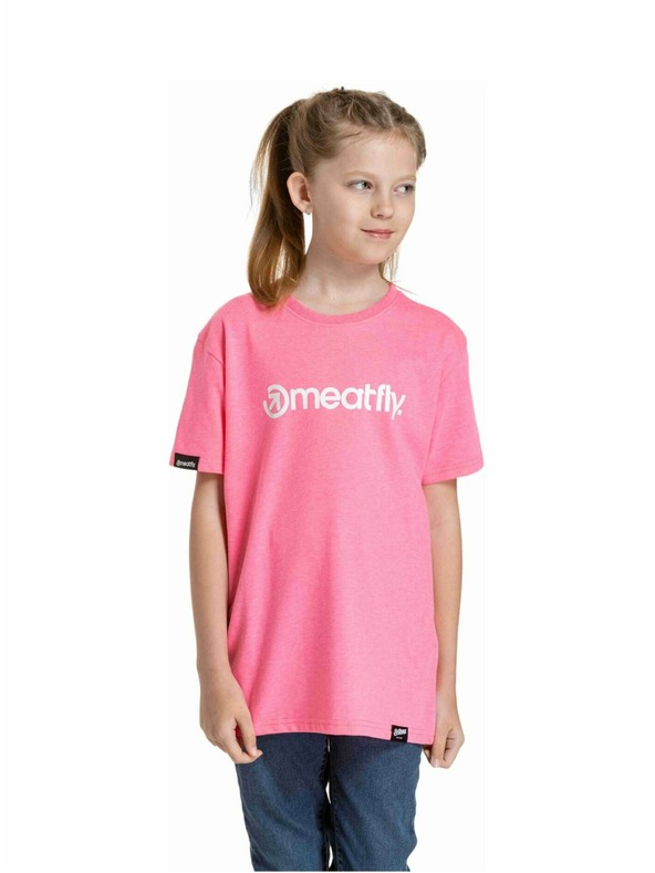 Meatfly Meatfly dječja majica Bart Neon Pink | Ružičasta | Veličina 146 | 100% pamuk
