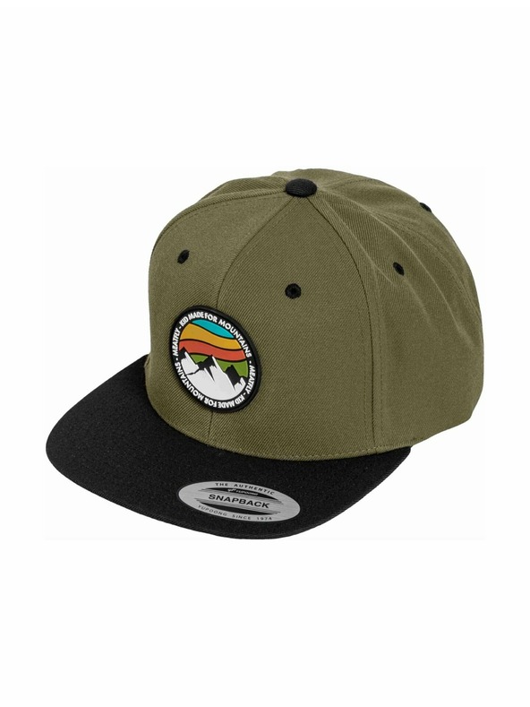 Meatfly Meatfly šilterica Flanker Snapback Red Mountain/Olive/Black