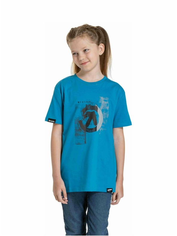 Meatfly Meatfly dječja majica Artee Funky Blue | Plava | Veličina 158 | 100% pamuk