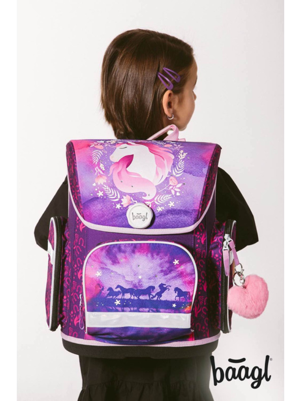 BAAGL  BAAGL SET 5 Ergo Konj: aktovka, penal, sáček, zástěra, peněženka