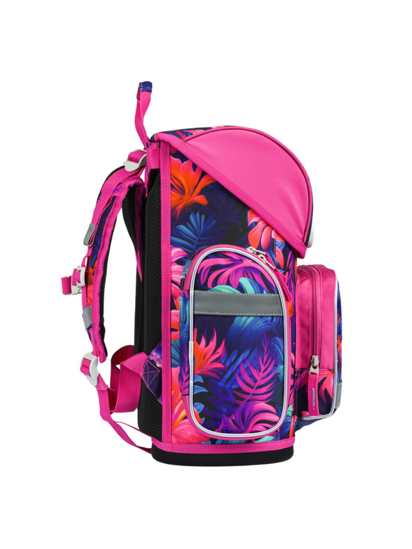 BAAGL  BAAGL SET 5 Ergo Plameňáci: aktovka, penal, sáček, zástěra, peněženka