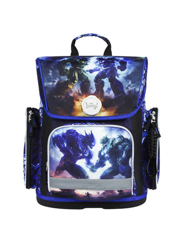 BAAGL  BAAGL SET 5 Ergo Roboti: aktovka, penal, sáček, zástěra, peněženka