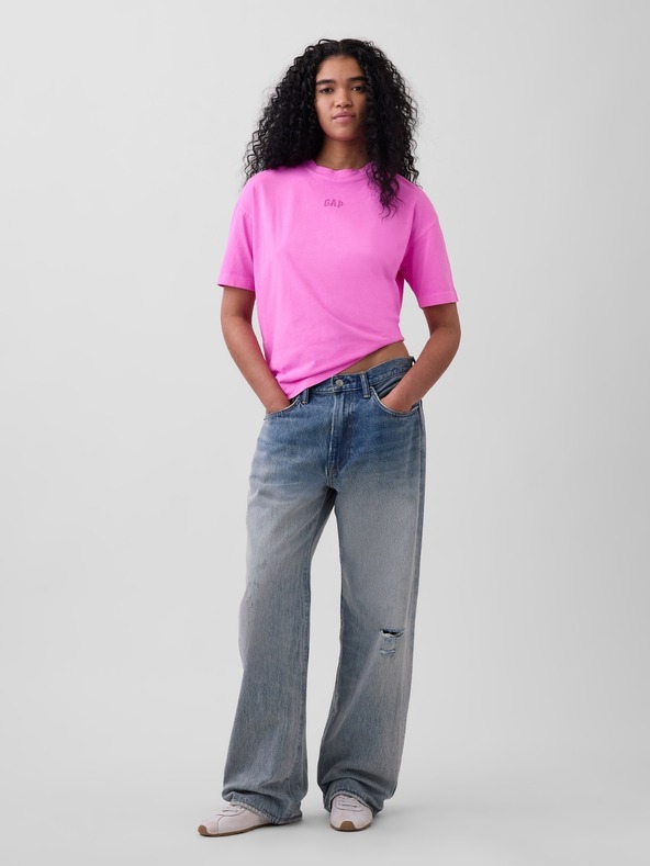 GAP Oversize majica s logom VintageSoft GAP