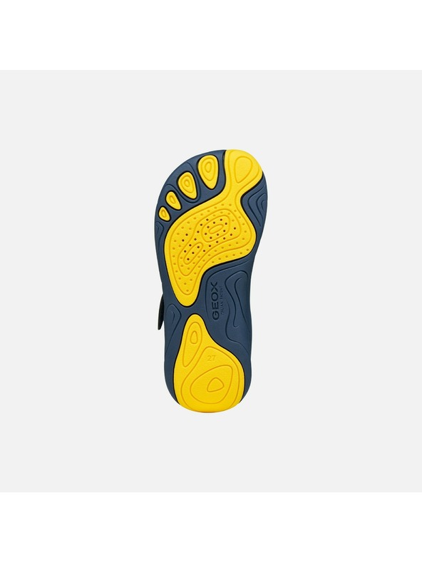 Geox Tamnomodre dječje barefoot tenisice Geox Foot-run