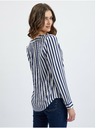 Orsay Tamnoplava ženska prugasta bluza ORSAY