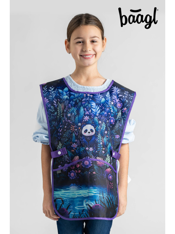 BAAGL  BAAGL SET 5 Ergo Jungle Panda: aktovka, penal, sáček, zástěra, peněženka