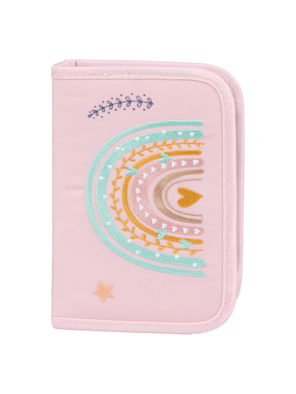 BAAGL  BAAGL SET 5 Zippy Duha ružičasta: aktovka, penal, sáček, zástěra, peněženka