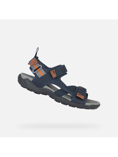 Geox Tamno plavi muški sandali Geox Terreno + Grip
