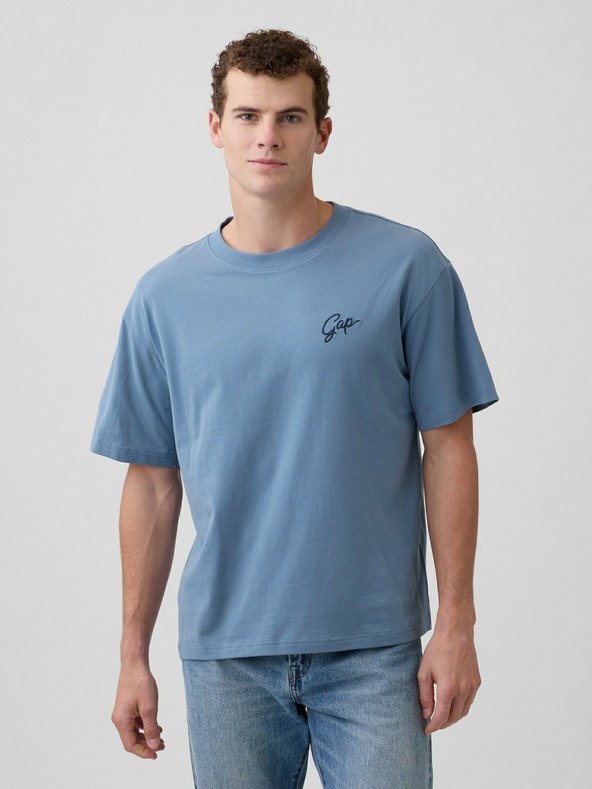 GAP Majica s logom Vintage Soft GAP