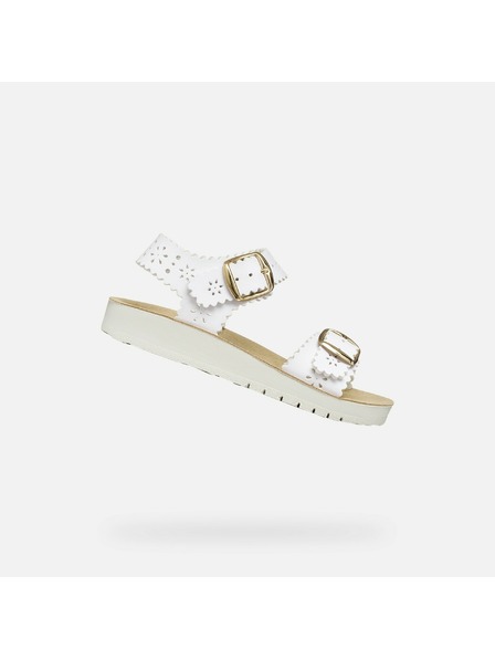 Geox Bijela djevojčinska sandala Geox Sandal Costarei