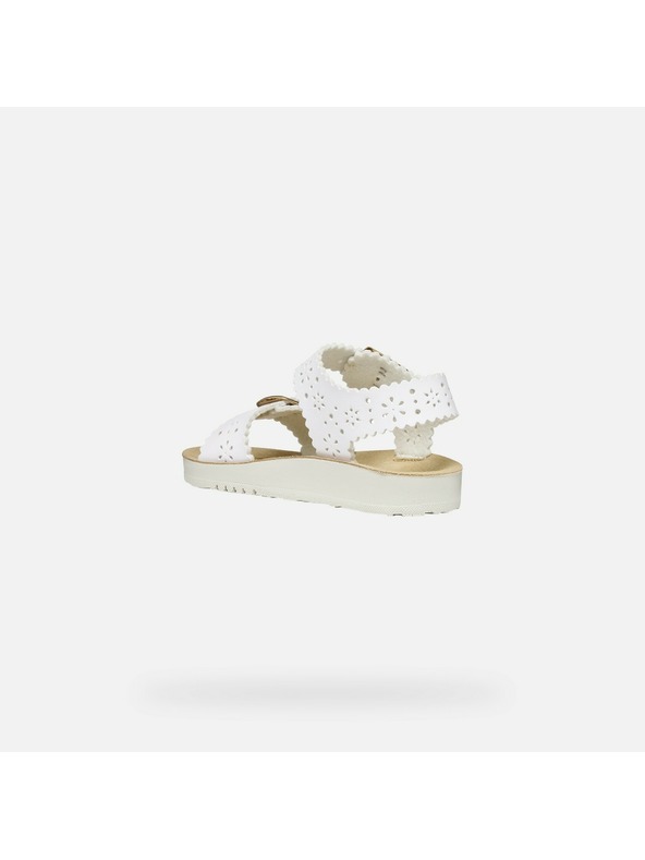 Geox Bijela djevojčinska sandala Geox Sandal Costarei
