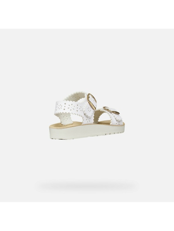 Geox Bijela djevojčinska sandala Geox Sandal Costarei