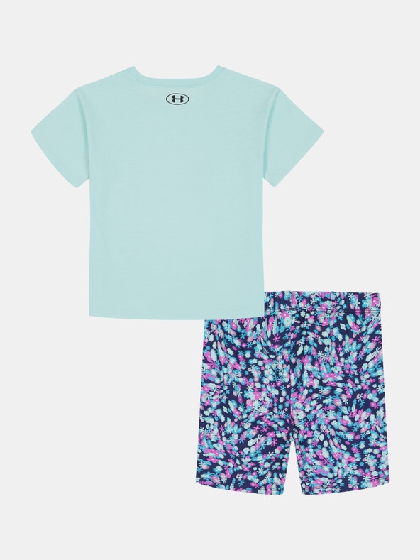 Under Armour Djevojčački set Under Armour UA PRINTED BIKE SHORT SET