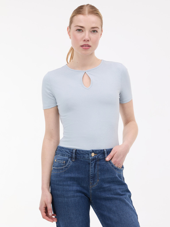 Orsay Svijetlo plava ženska majica kratkih rukava ORSAY