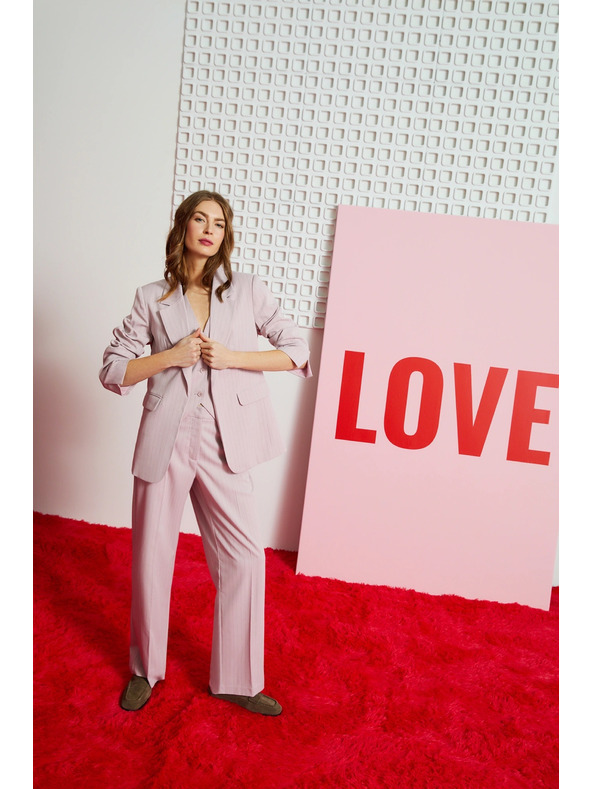 Moodo Sako u prugama ružičasto Moodo