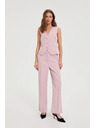 Moodo Hlače u tankim prugama ružičaste Moodo
