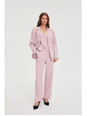 Moodo Hlače u tankim prugama ružičaste Moodo