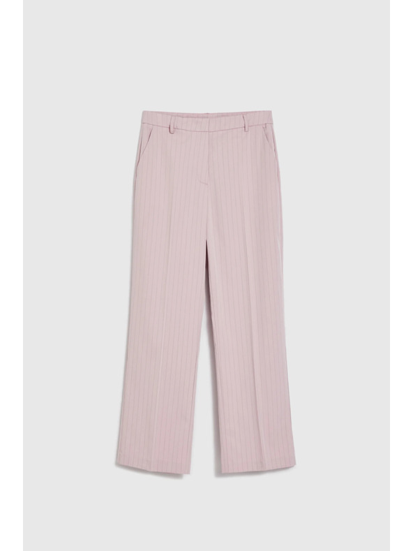 Moodo Hlače u tankim prugama ružičaste Moodo