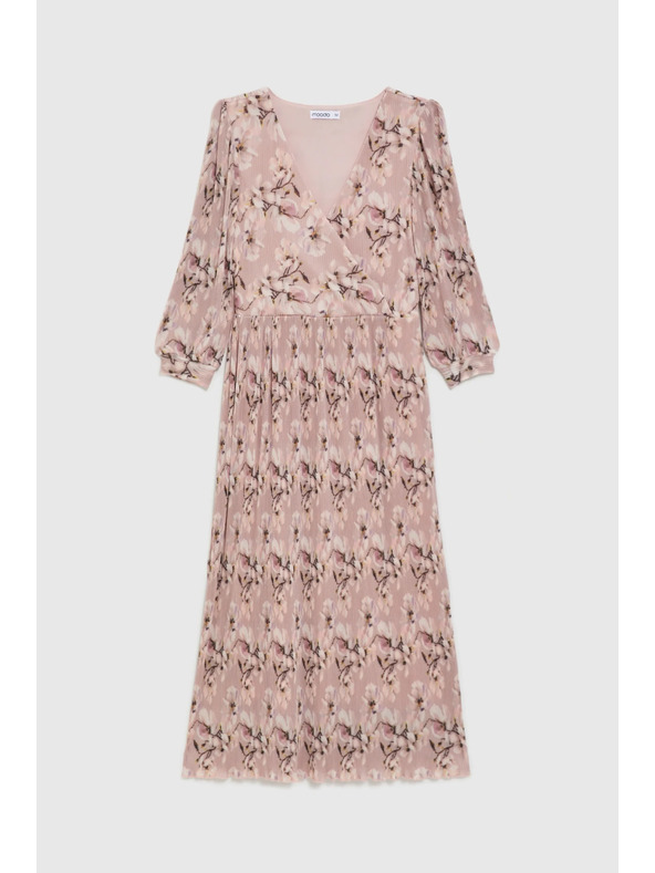 Moodo Plisirana haljina ružičasta Moodo