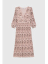 Moodo Plisirana haljina ružičasta Moodo