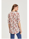 Moodo Košulja od viskoze s cvjetovima ružičasta Moodo